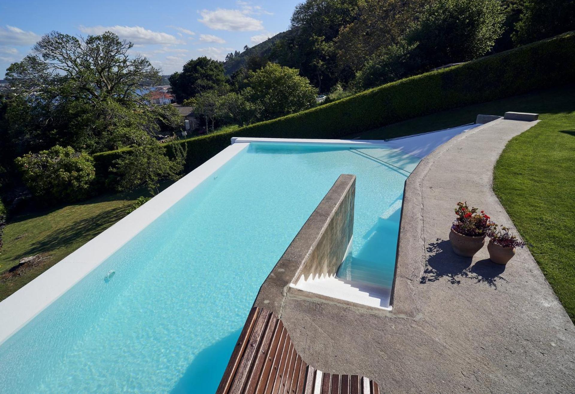 Apartamento Con Piscina Y Excelentes Vistas Феррол Экстерьер фото